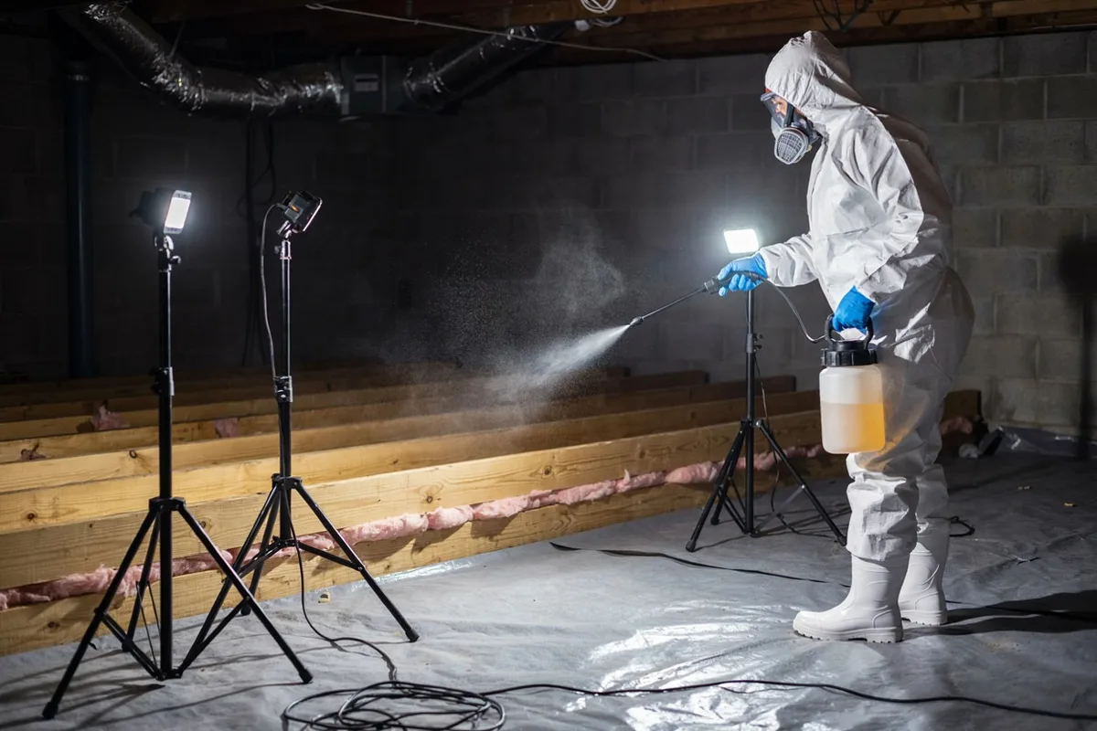 Crawl space mold remediation in Metairie, LA